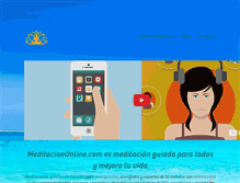 Tablet Screenshot of meditaciononline.com